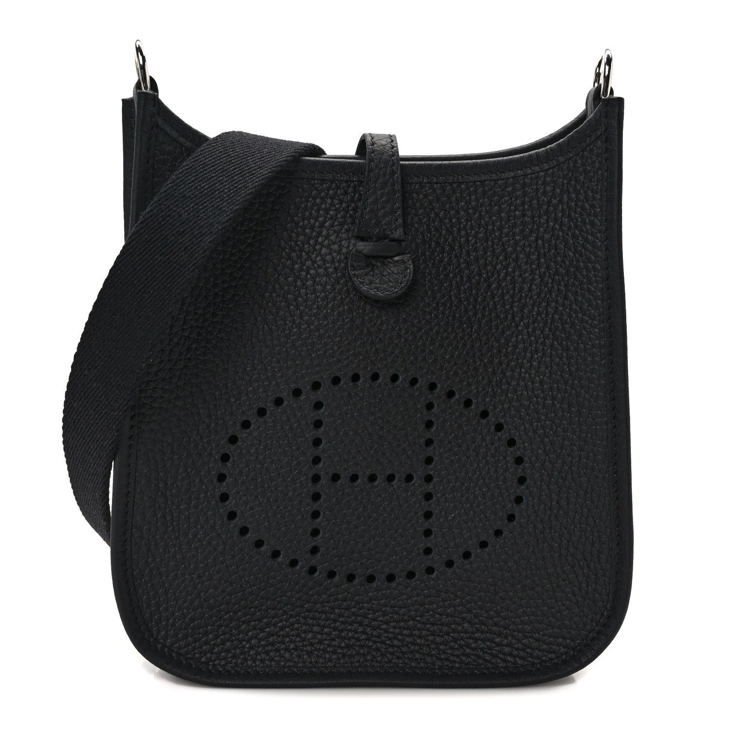 Hermes Taurillon Clemence Evelyne TPM Black 1 of 10