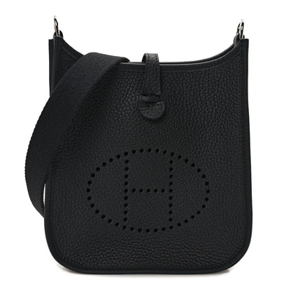 Hermes Taurillon Clemence Evelyne TPM Black 1 of 10