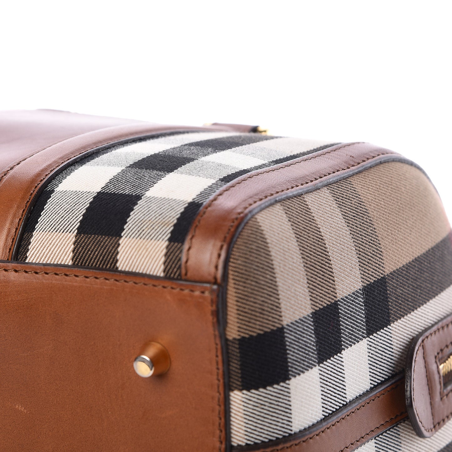 House Check Medium Alchester Bowling Bag Tan