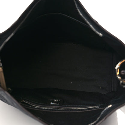 MCM Calfskin Ottomar Medium Klara Hobo Black 5 of 10