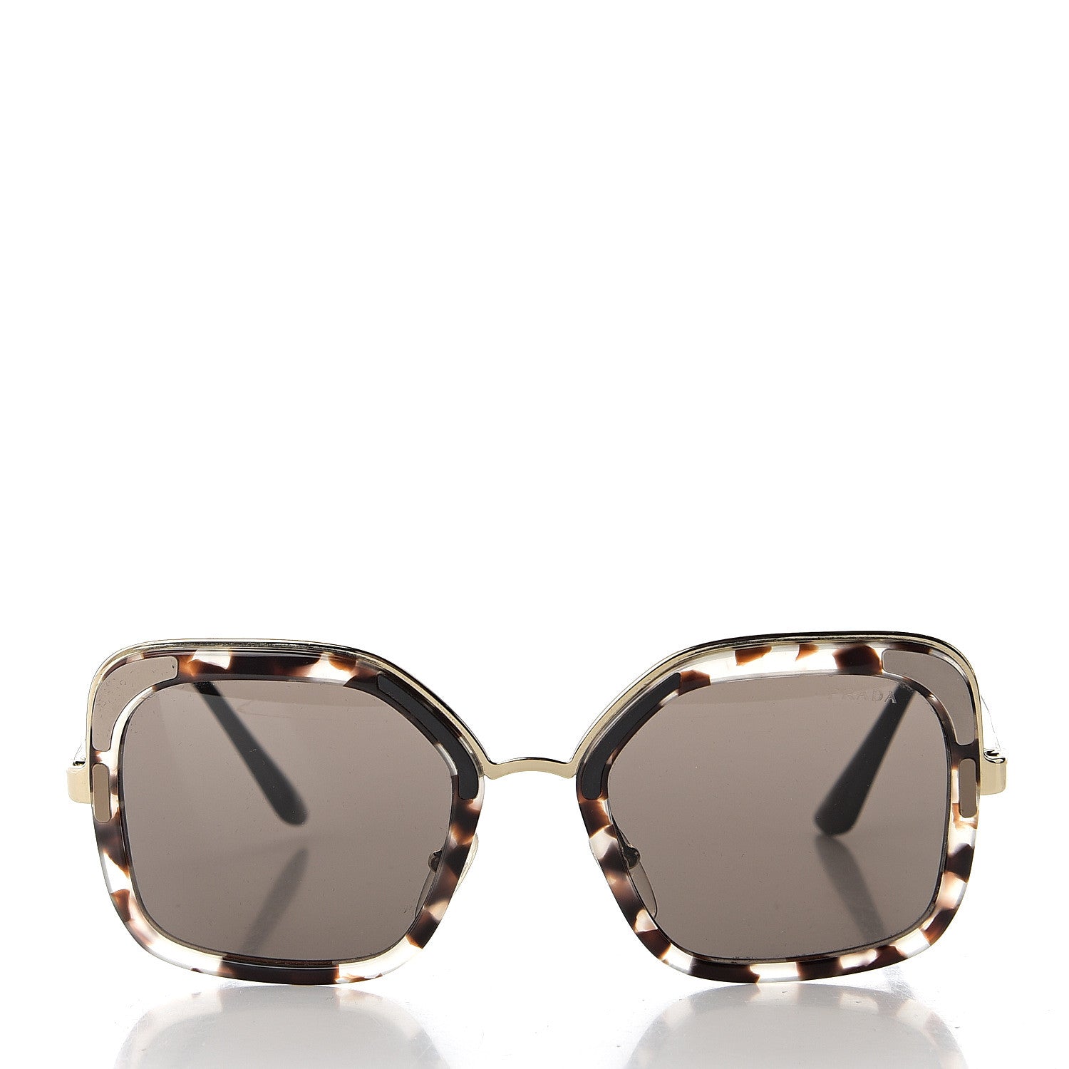Prada Cinema Sunglasses SPR 57U Tortoise Gold 2 of 10