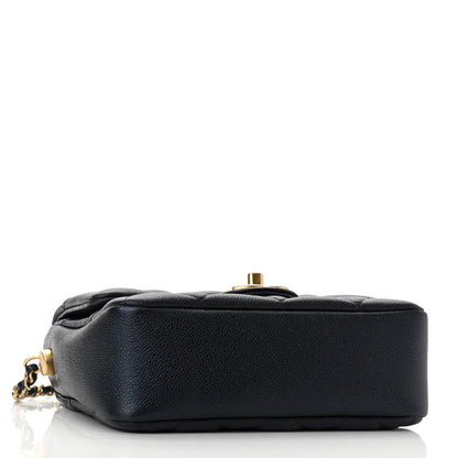 Chanel Iridescent Caviar Quilted Mini My Perfect Flap Dark Blue 4 of 11