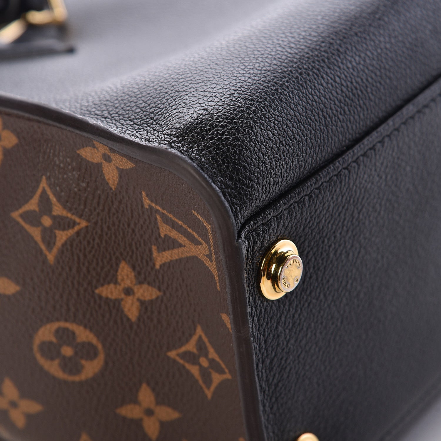 Louis Vuitton Calfskin Monogram On My Side Black 13 of 14