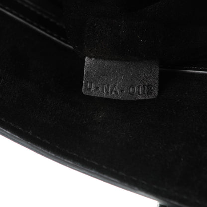Celine Crocodile Embossed Calfskin Luggage Phantom Luggage Black 7 of 10
