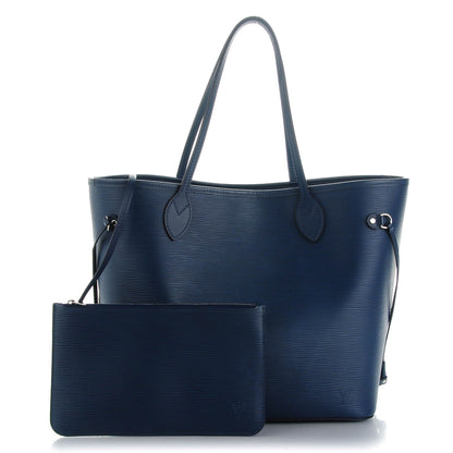 Louis Vuitton Epi Neverfull MM Indigo 1 of 8