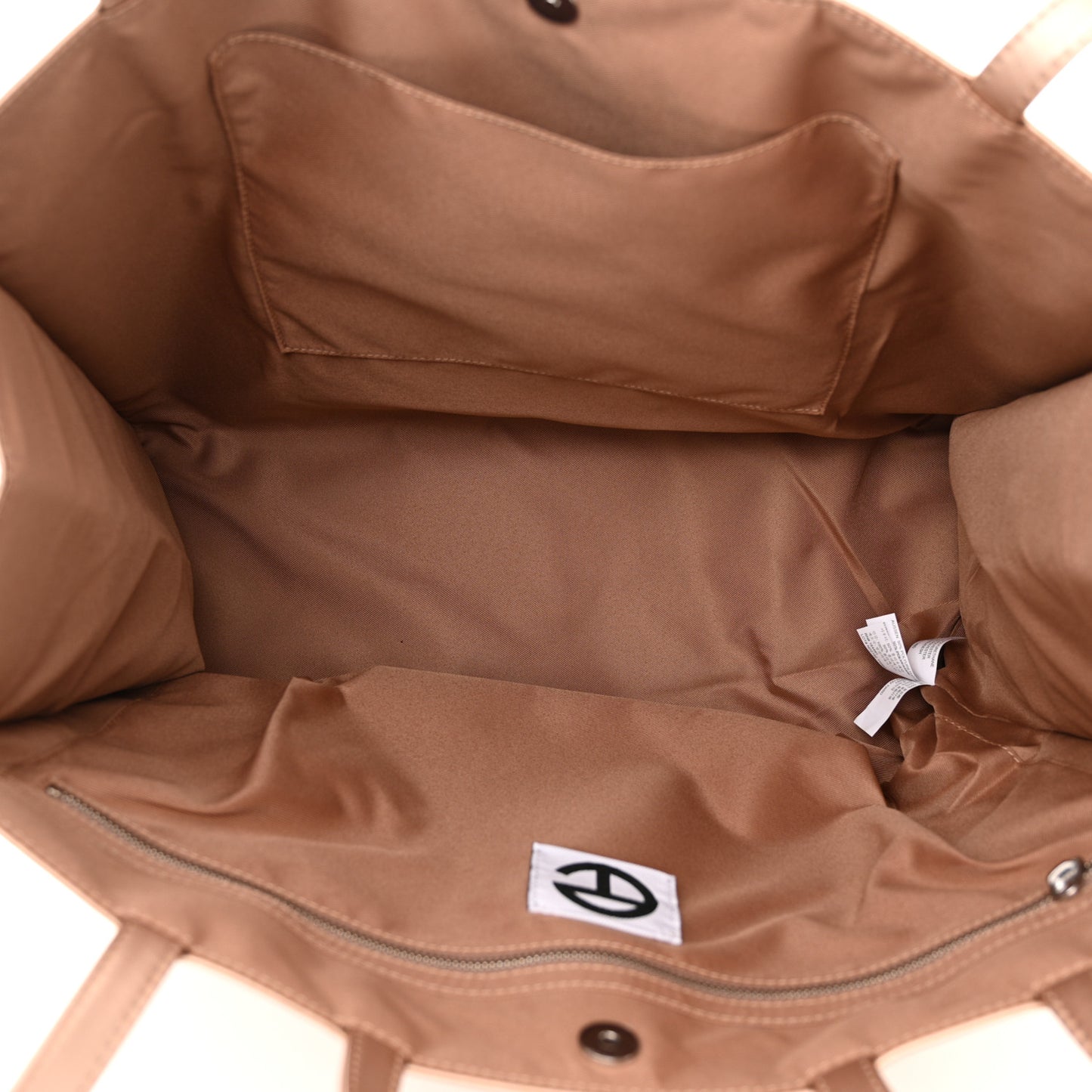 Metallic Vegan Leather Large Shopping Bag Copper