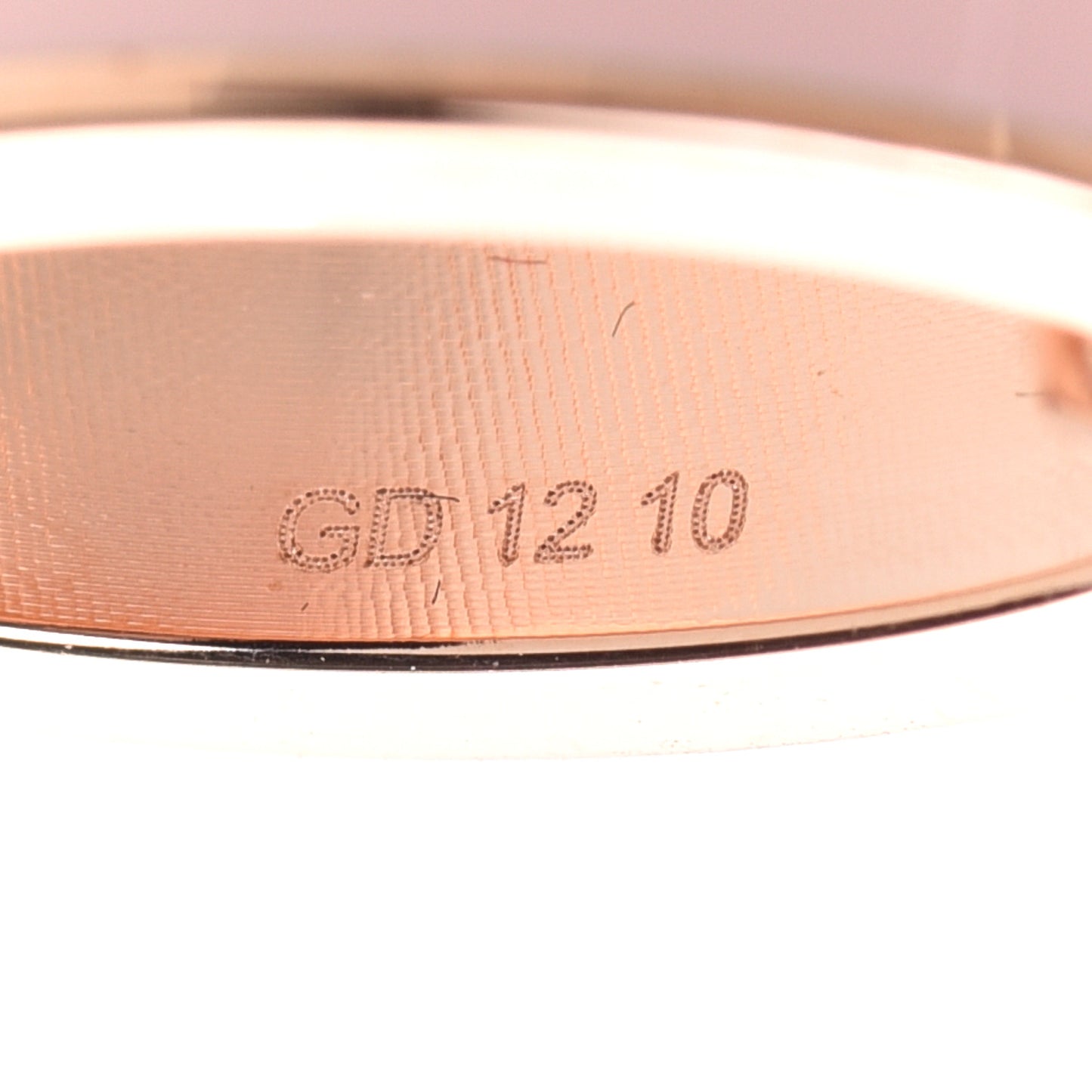 Lacquered Rose Gold Pop H Pendant Necklace Rose Dragee