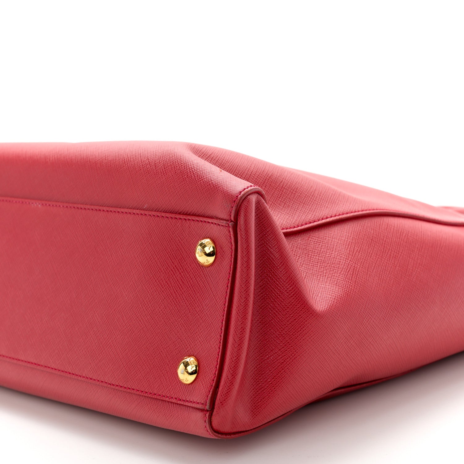 Prada Saffiano Lux Medium Tote Fuoco 10 of 11