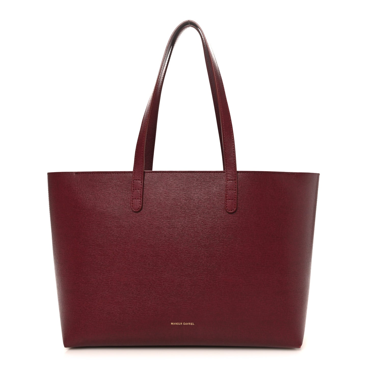 Saffiano Small Shopping Tote Claret