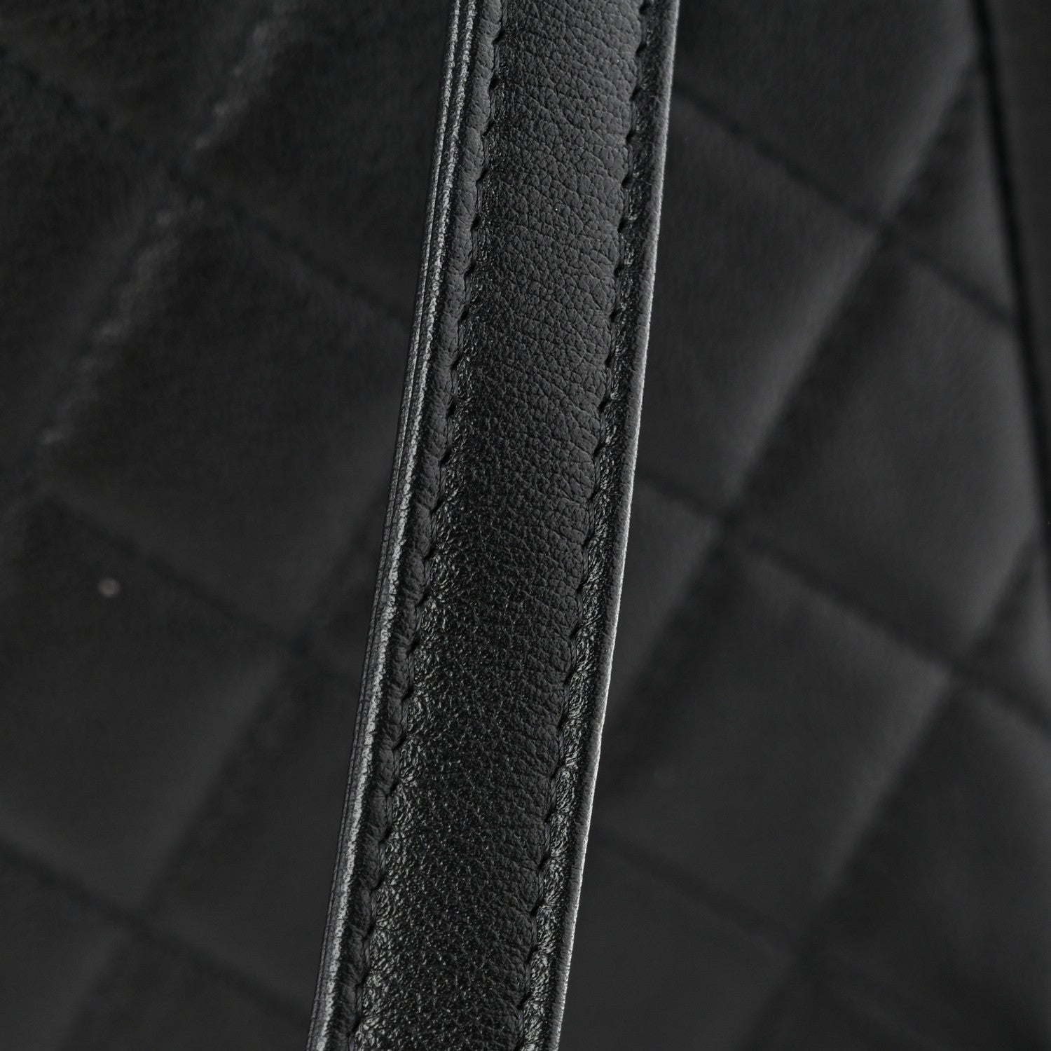 Chanel Lambskin Quilted Large Duma Drawstring Backpack Black 11 of 14
