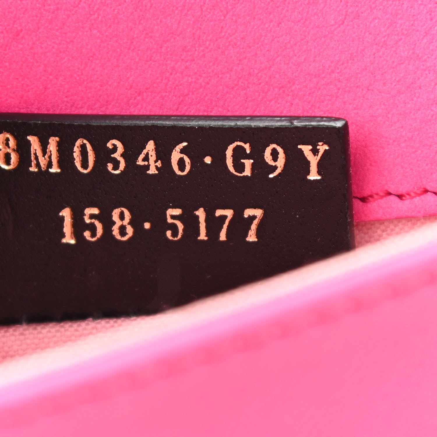 Fendi Vitello Flamingo Tube Wallet on Chain Fuchsia 6 of 16