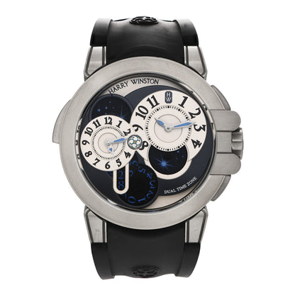 Harry Winston Stainless Steel Rubber 44mm Zalium Ocean Project Z4 Automatic Watch Black 1 of 5