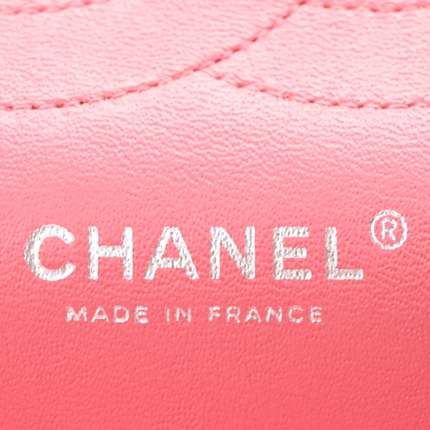Lambskin Quilted Jumbo Double Flap Pink