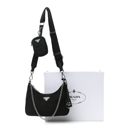 Prada Nylon Re-Edition 2005 Shoulder Bag Black 13 of 13