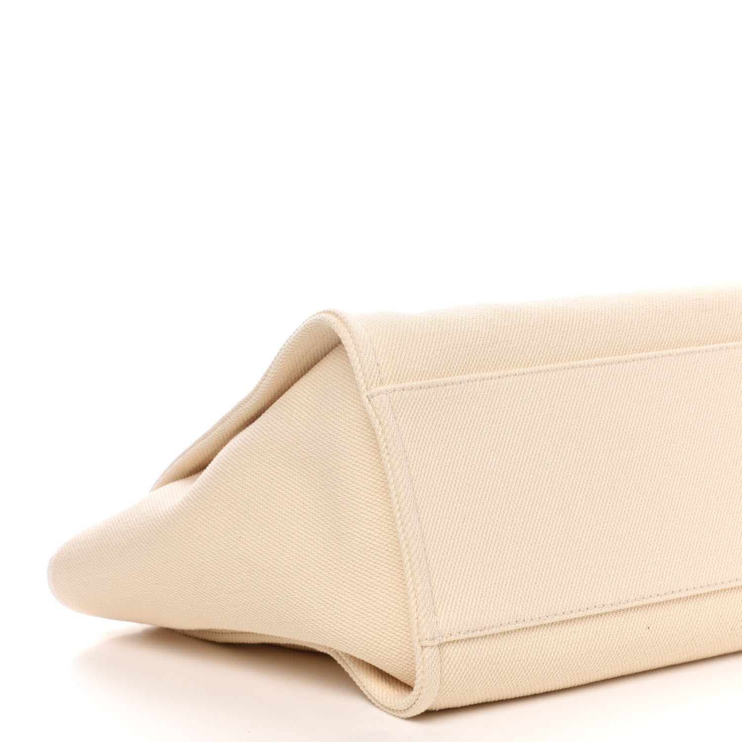 Chanel Canvas Pearl Medium Deauville Tote Ecru Beige 9 of 11