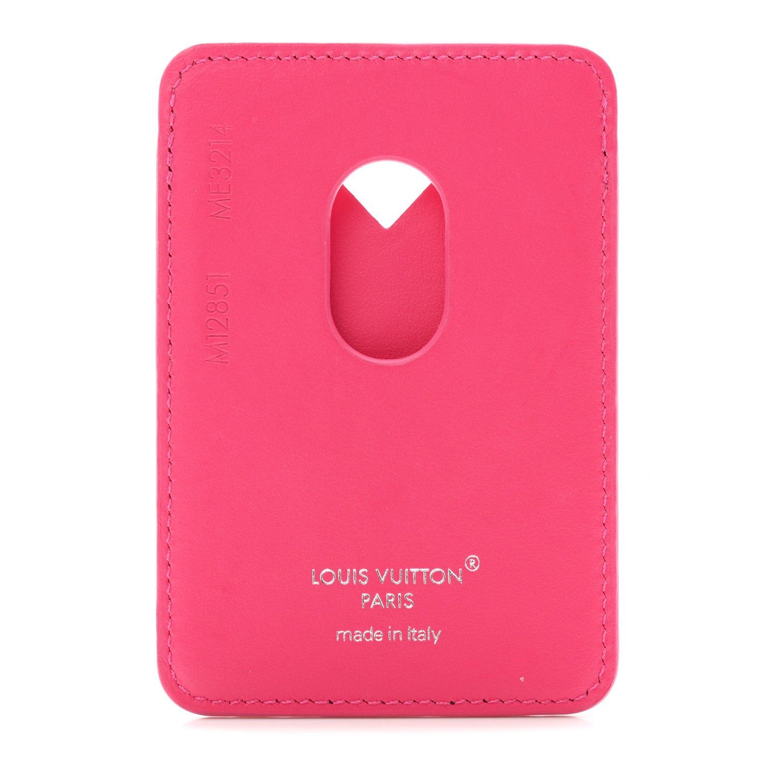 Louis Vuitton Monogram Macassar Magnetic Card Holder Pondichery Pink 5 of 8
