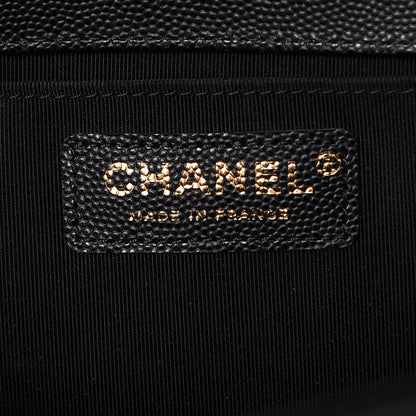 Chanel Caviar Quilted Medium Boy Flap Black 11 of 14