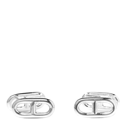 Hermes Sterling Silver Marine Cufflinks 1 of 5
