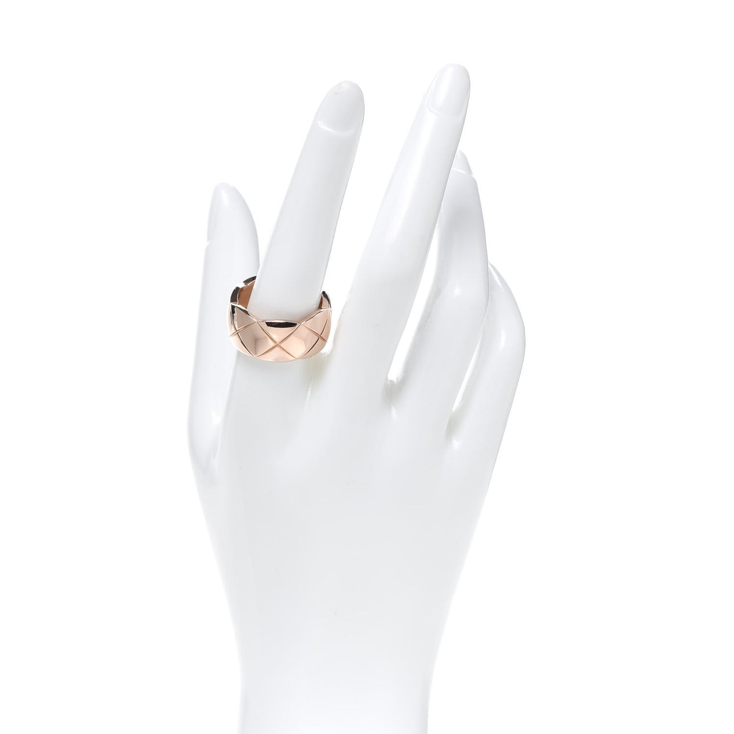 18K Beige Gold Large Coco Crush Ring 62 10