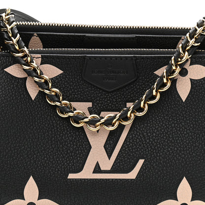 Louis Vuitton Empreinte Monogram Giant Multi Pochette Accessories Black Beige 9 of 12