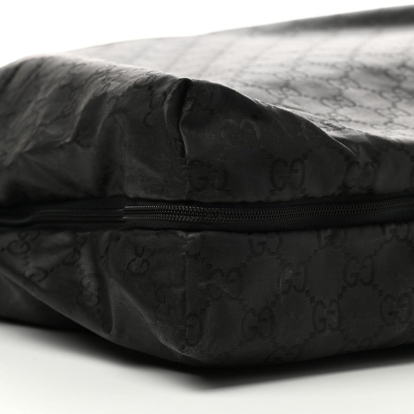 Nylon Monogram Collapsible Travel Bag Black