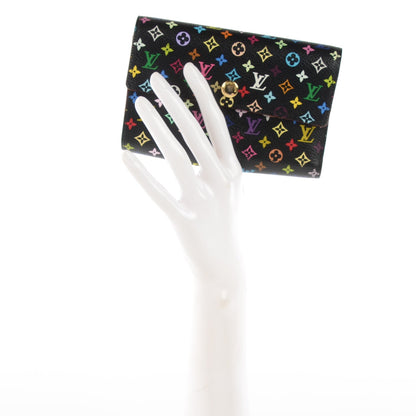 Louis Vuitton Monogram Multicolor Alexandra Wallet Black 2 of 7