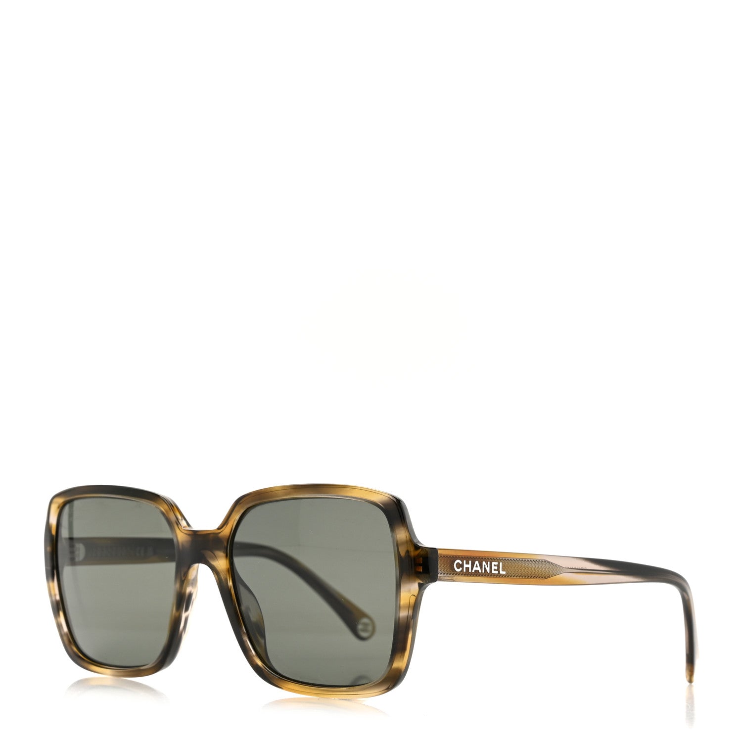 Chanel Acetate Square Sunglasses 5505 Brown 1 of 9