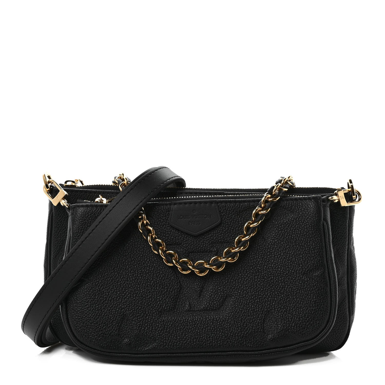 Louis Vuitton Empreinte Monogram Giant Multi Pochette Accessories Black 1 of 8