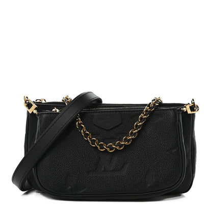 Louis Vuitton Empreinte Monogram Giant Multi Pochette Accessories Black 1 of 8
