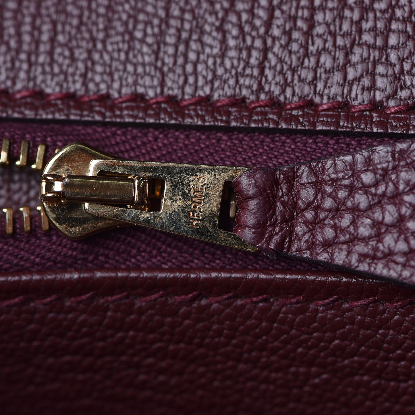 Togo Birkin 30 Bordeaux