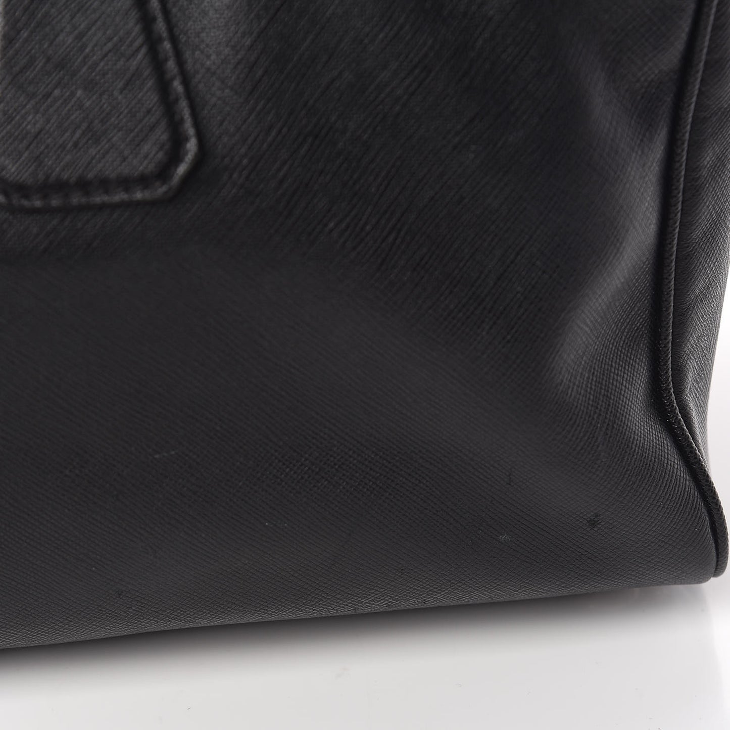 Saffiano Duffle Travel Bag Black