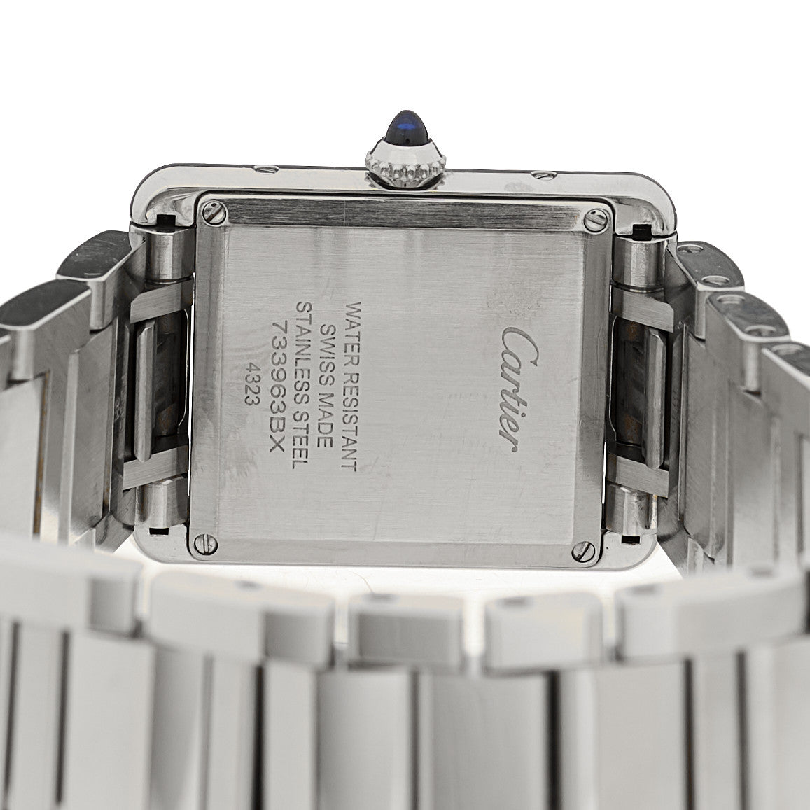 Stainless Steel 25mm Must de Cartier Tank Quartz Watch