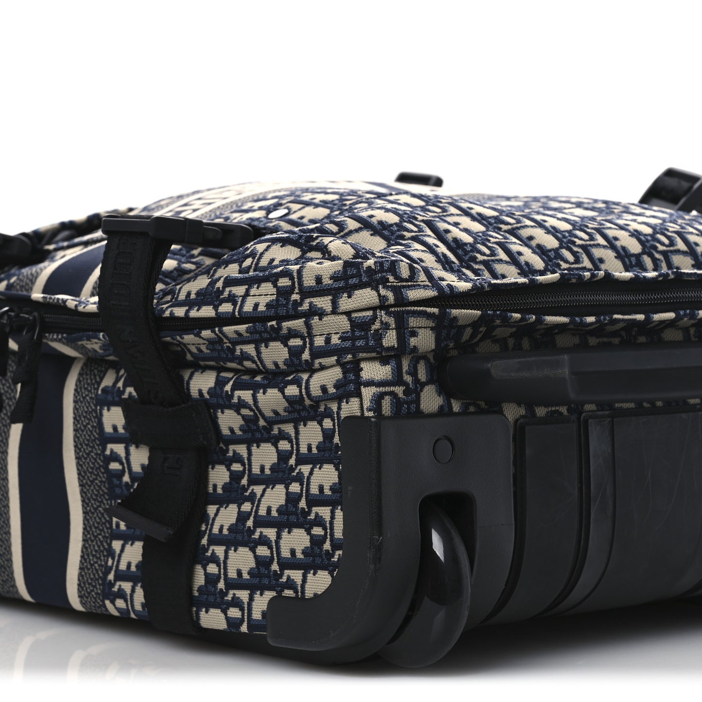 Oblique Small Diortravel Suitcase Blue