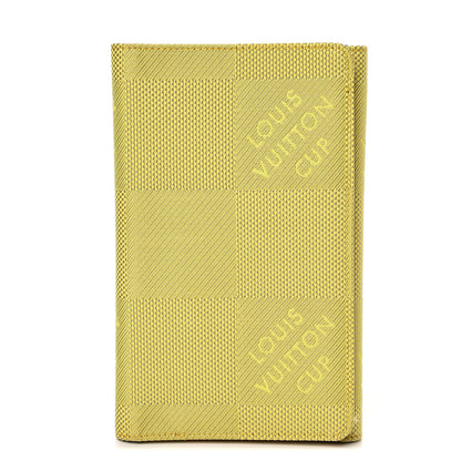 Louis Vuitton Damier Geant Americas Cup Organizer Wallet Yellow 1 of 9