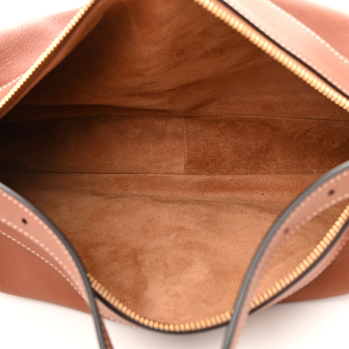 Supple Calfskin Medium Romy Shoulder Bag Tan