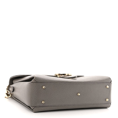 Gucci Dollar Calfskin Interlocking G Top Handle Shoulder Bag Loess 4 of 9