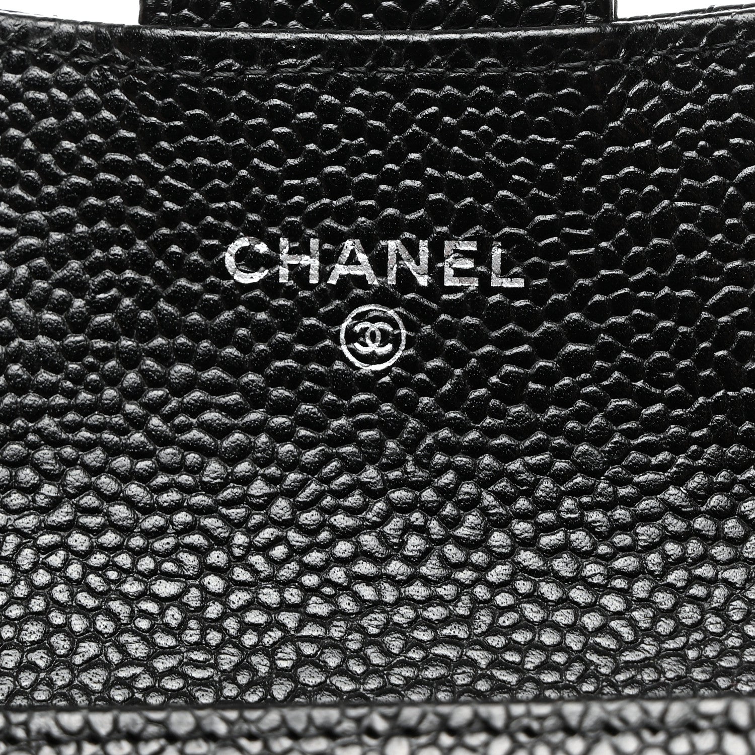 Chanel Caviar Quilted Flap Card Holder Wallet Black 6 of 10