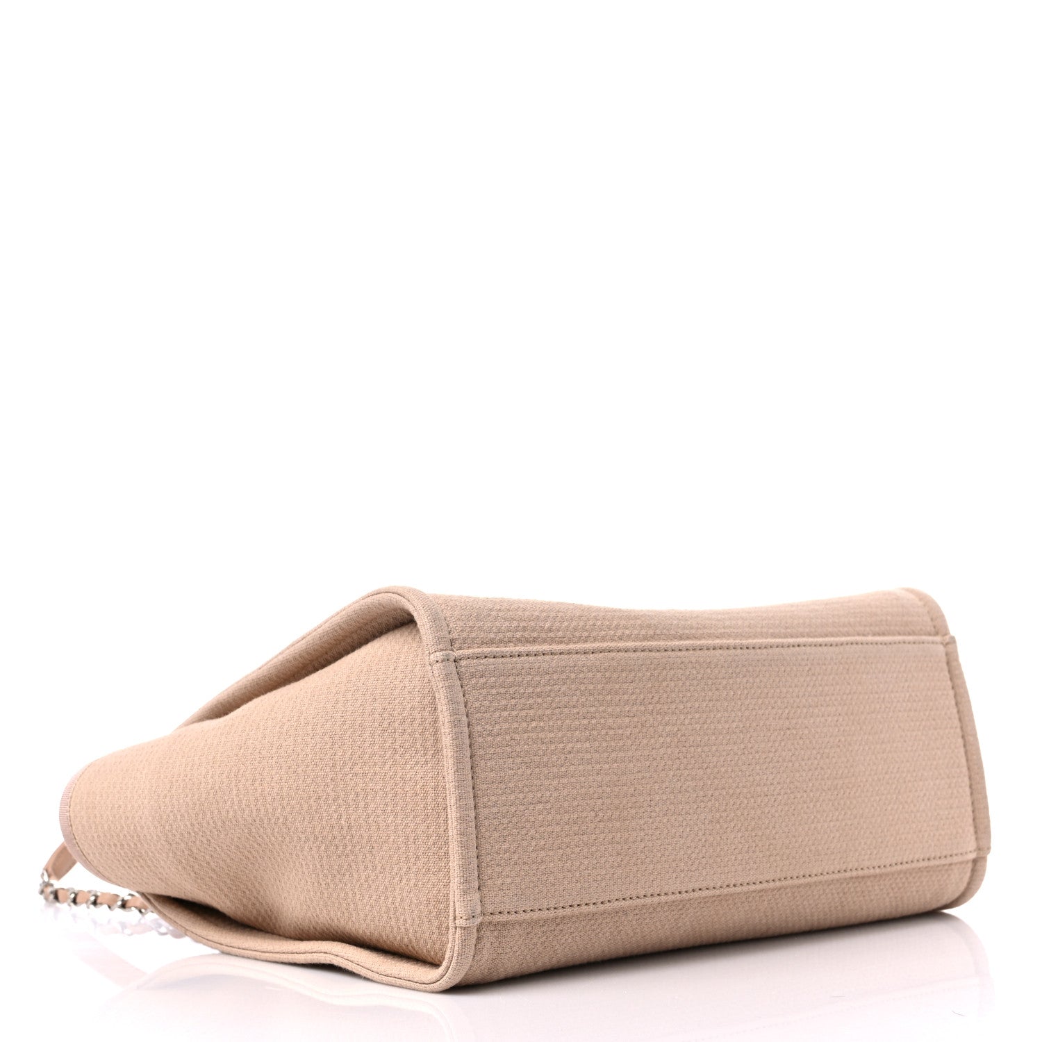 Chanel Mixed Fibers Small Deauville Tote Beige 5 of 10