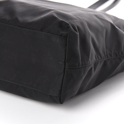 Prada Tessuto Nylon Soft Calf Tote Nero Black 8 of 8