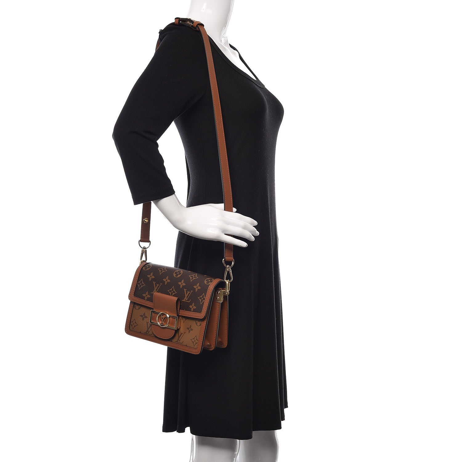 Louis Vuitton Reverse Monogram Dauphine Mini 2 of 8