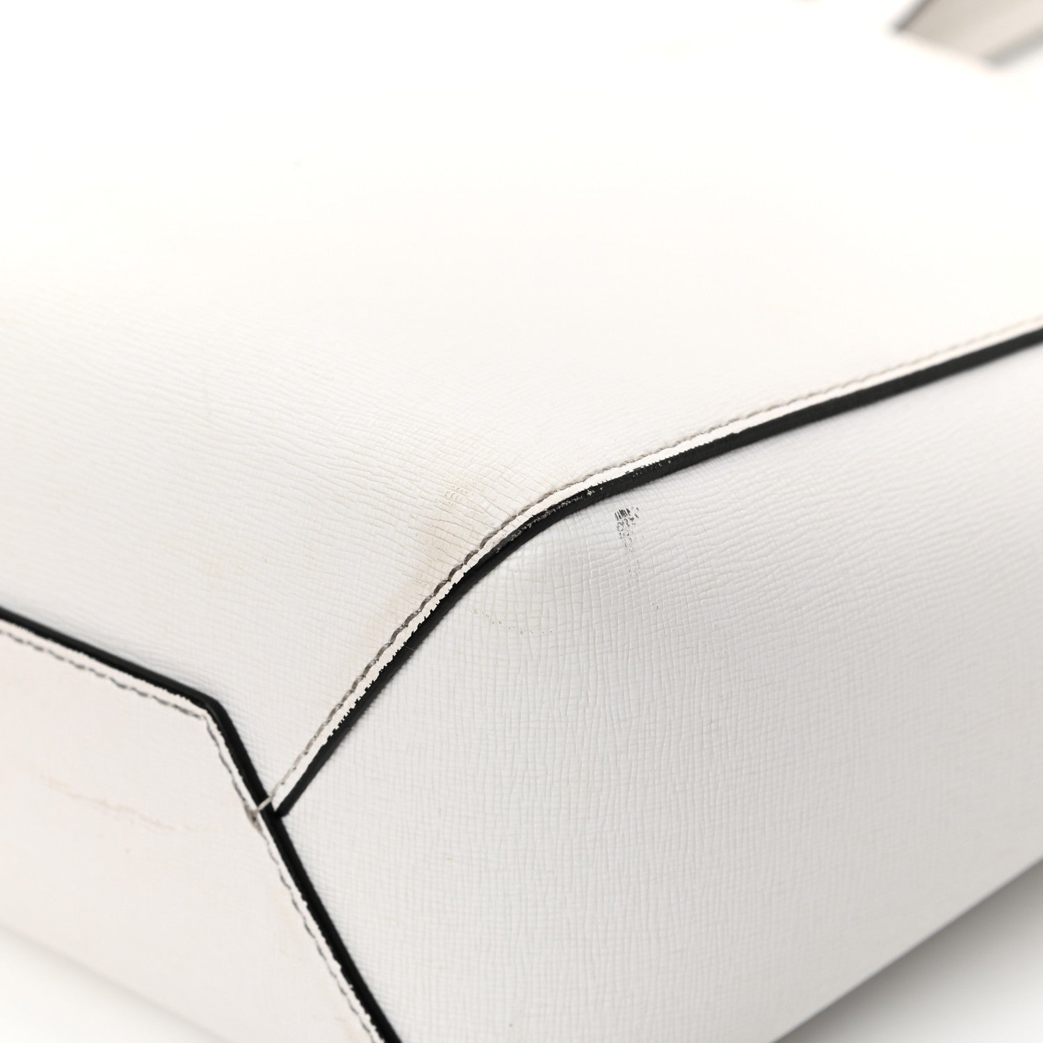 Off-White Calfskin Sculpture Tote Bag White 12 of 18