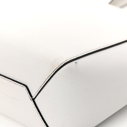 Off-White Calfskin Sculpture Tote Bag White 12 of 18