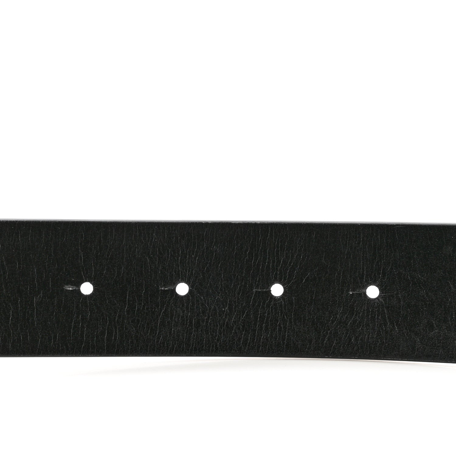 Chanel Calfskin CC Reversible Belt 95 Black White 3 of 5