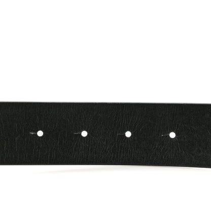 Chanel Calfskin CC Reversible Belt 95 Black White 3 of 5