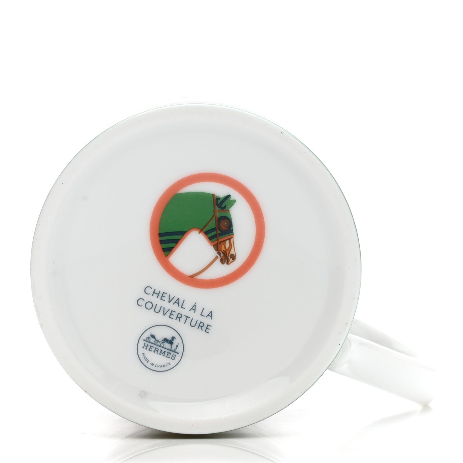 Hermes Porcelain Cheval A La Couverture Mug 4 of 7