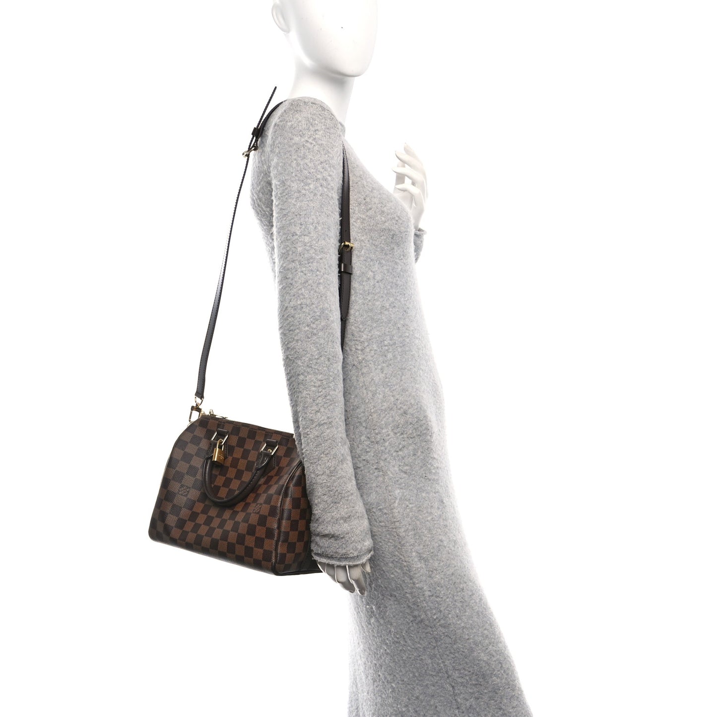 Damier Ebene Speedy Bandouliere 25