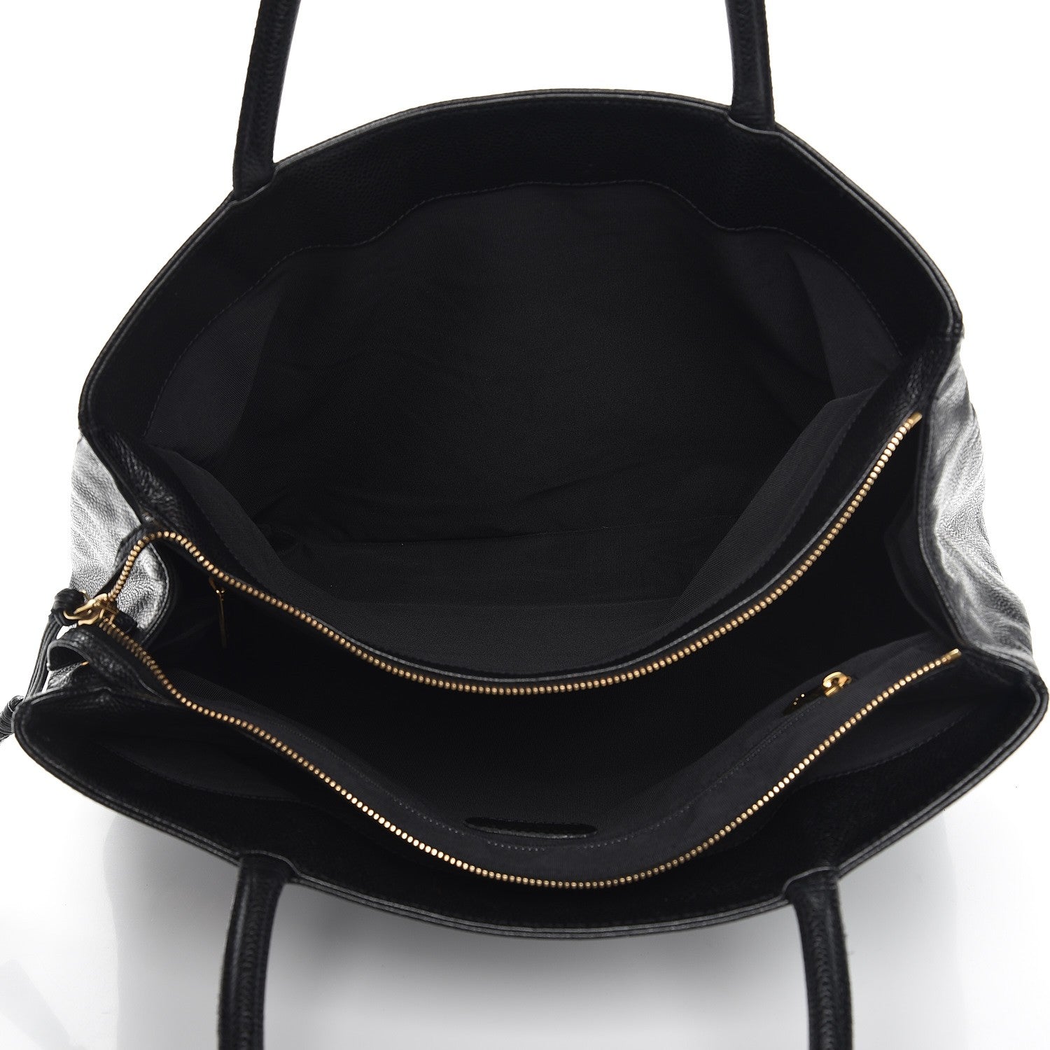 Chanel Caviar Quilted Shopping Tote Black 5 of 9
