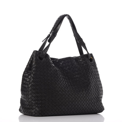 Bottega Veneta Nappa Intrecciato Medium Garda Bag Black 3 of 21