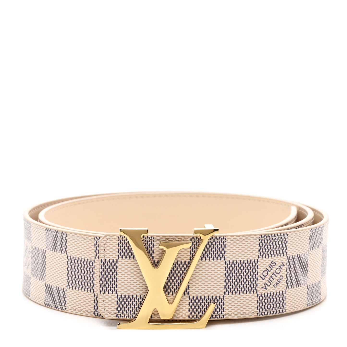 Damier Azur 40mm LV Initiales Belt 90 36