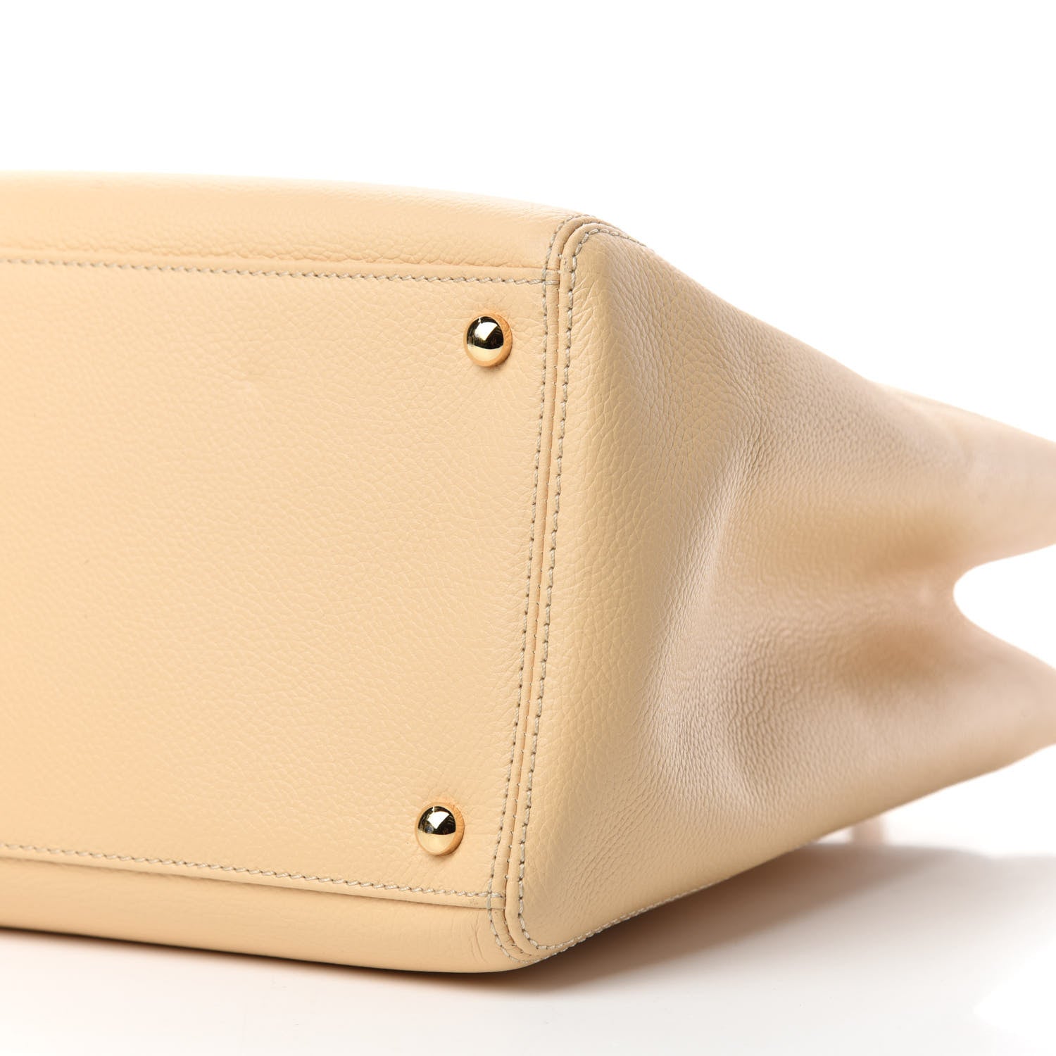 Chanel Calfskin Cerf Executive Shopper Tote Beige Clair 7 of 11